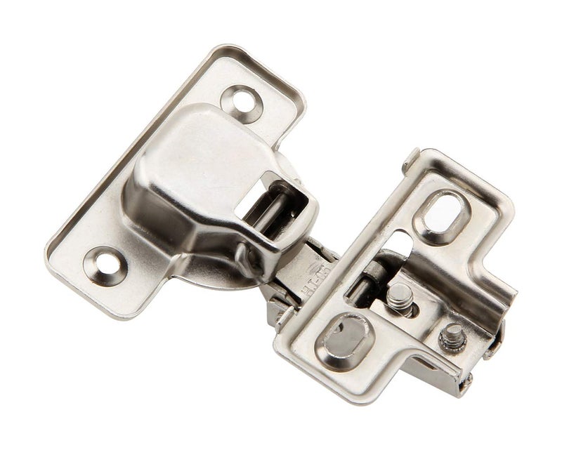 Silverline Face Frame 1/2" Half Overlay Concealed Euro 105Deg Regular Closing Compact Cabinet Hinges, 25 Pack - Image 5